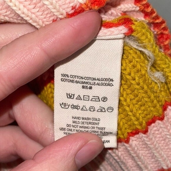 free people just my stripe pullover cropped sweater - Picture 7 of 7